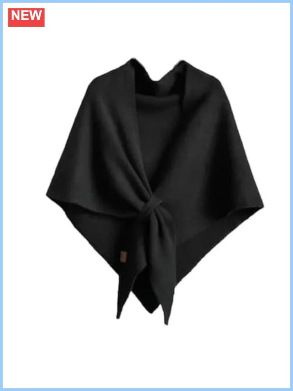 Knit Shawl Wrap Women Lightweight Soft Poncho Cape Scarf